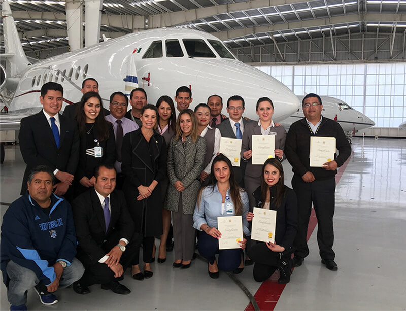 2 Day Front of House Bespoke Training Program Aviation Aerolíneas Ejecutivas. Consultoría Aeropuerto Internacional de Toluca. Marzo 2017