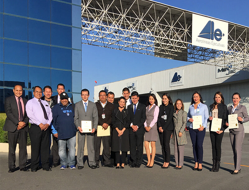 2 Day Front of House Bespoke Training Program Aviation Executive Airlines. Consultancy International Airport of Toluca. March, 2017