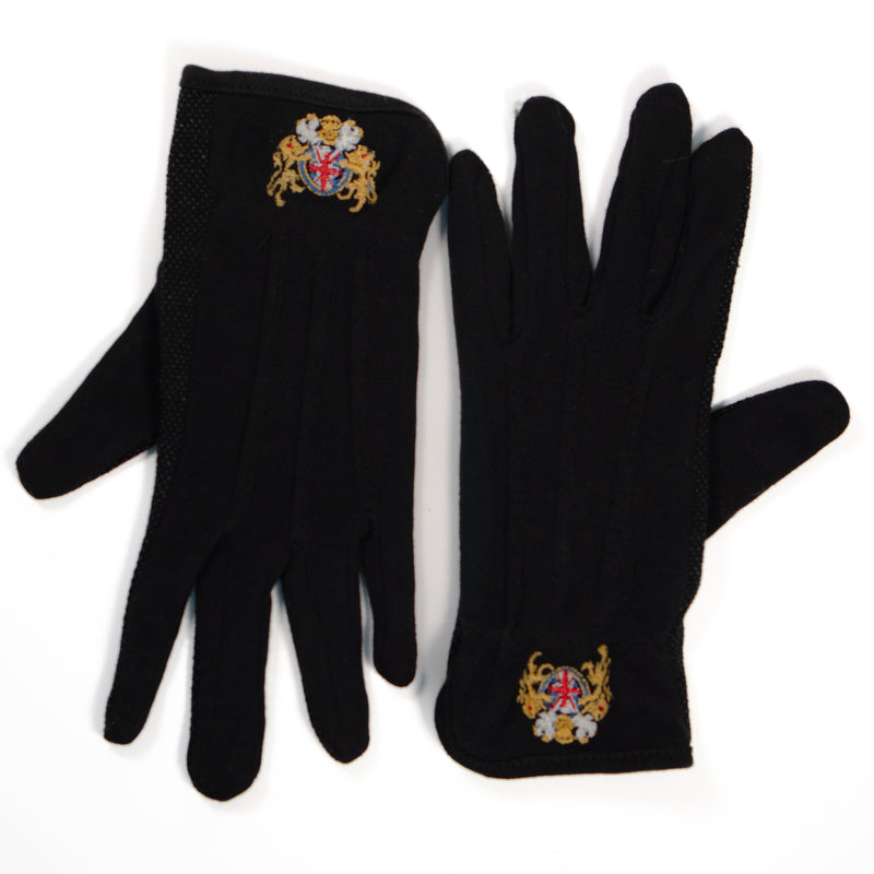 Set of 5 pairs of black gloves