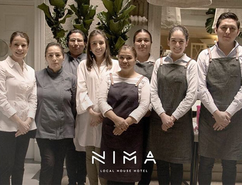Training in Service of Luxury and Details of Hospitality Consultancy Local NIMA House Hotel. Mexico City. February, 2017