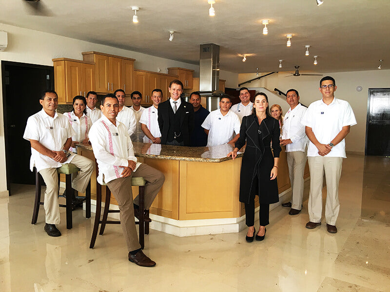 Butler School and Front of House F&B / Concierge. Consultancy Hotel Grand Miramar, Port Vallarta. May, 2017